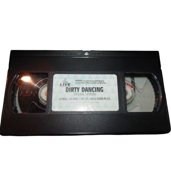 DIRTY DANCING vintage VHS in original paper case Patrick Swayze Jennifer Grey - Picture 3 of 7